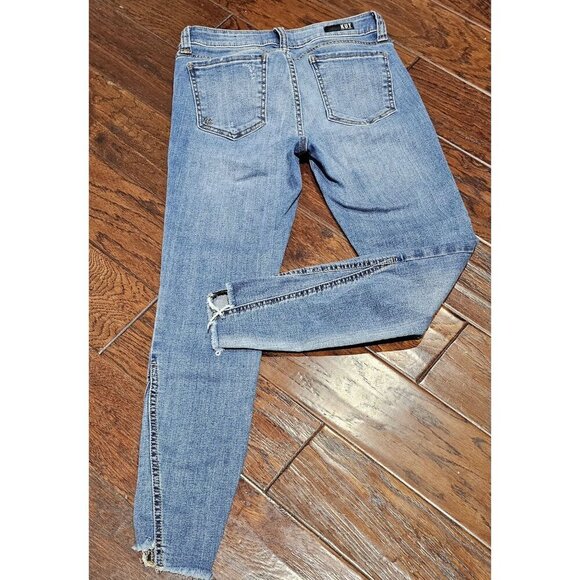 Kut From The Kloth Woman's Sz 2 (28x25 Measured ) Connie Distressed Ankle Jeans - Picture 2 of 9